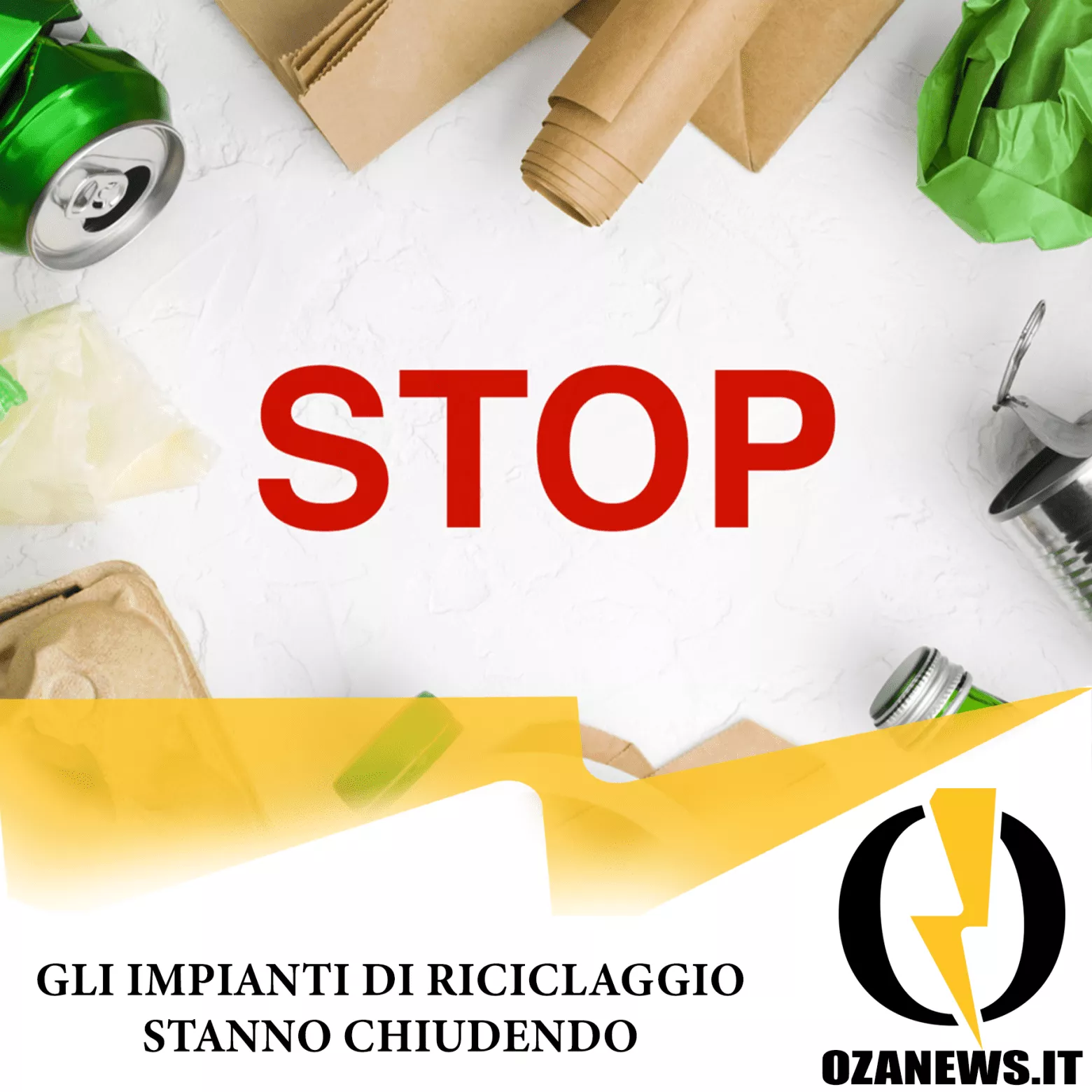 gli impianti di riciclaggio stanno chiudendo