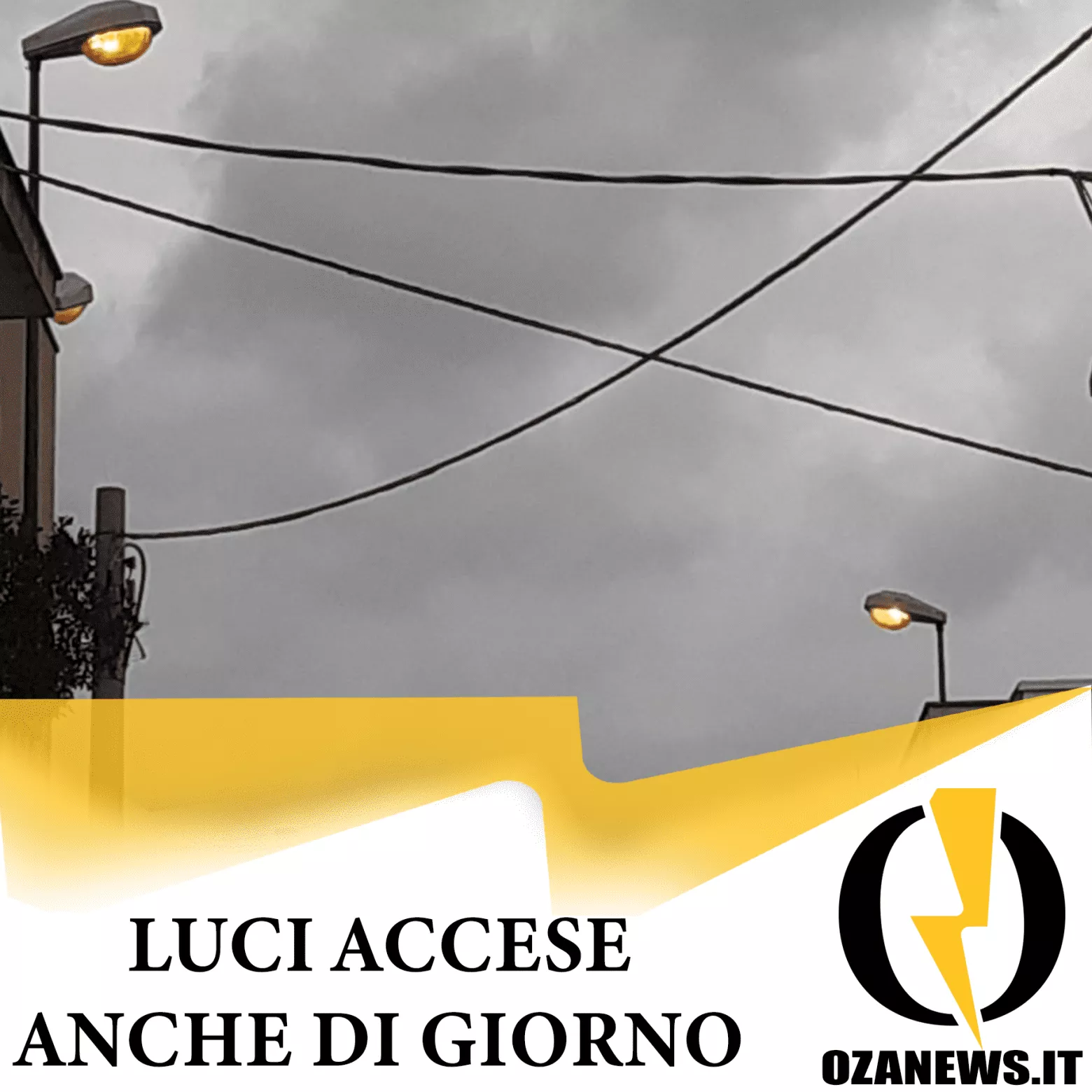luci accese di giorno ugento