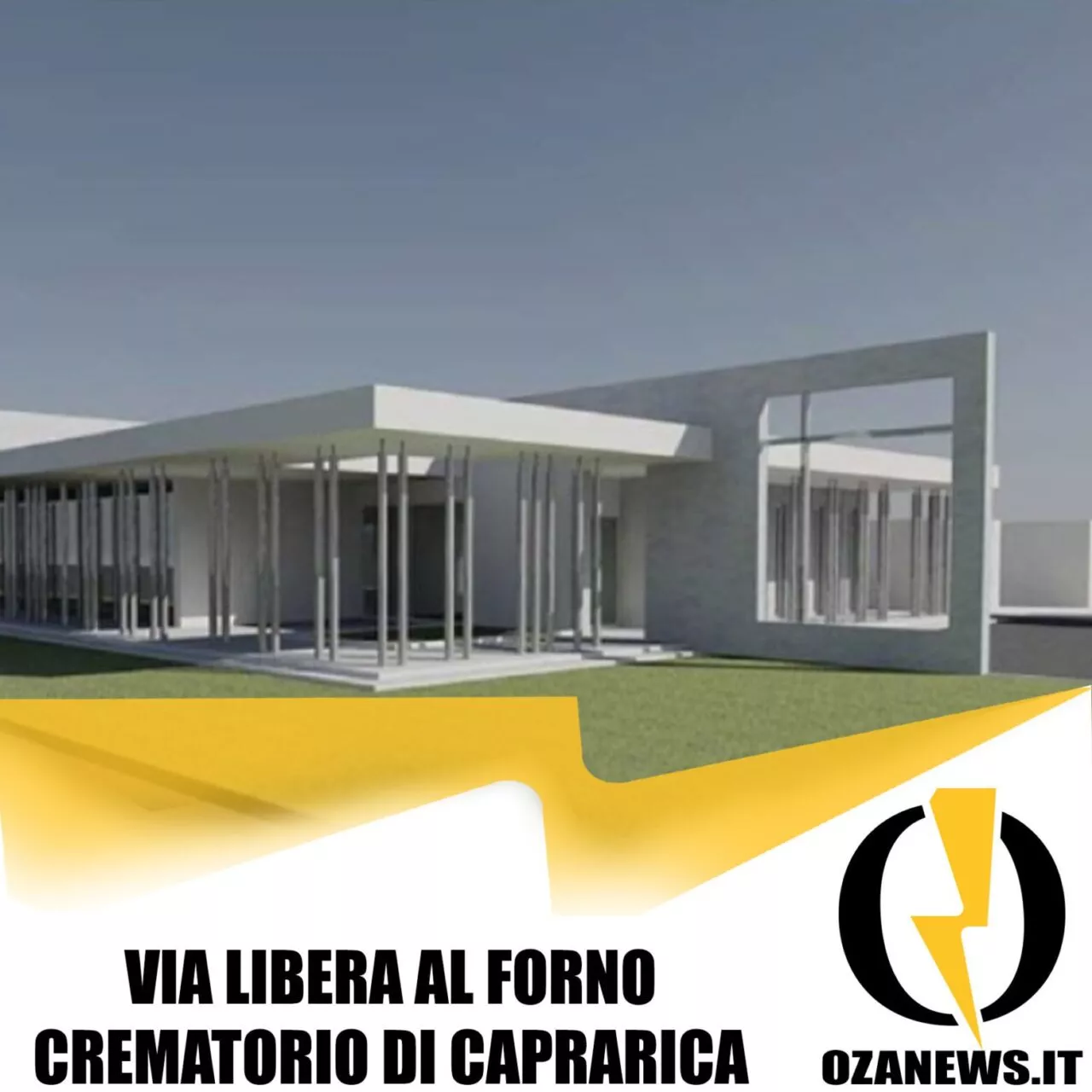 via libera al forno crematorio di Caprarica