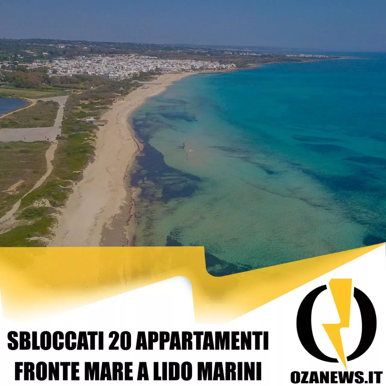 sbloccata la costruzione di 20 appartamenti nelle aree costiere di ugento