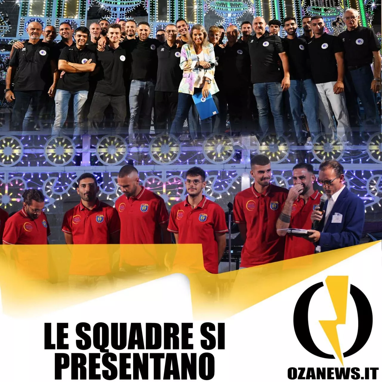 Ugento Presenta La Squadra Di Calcio E Pallavolo Falchi