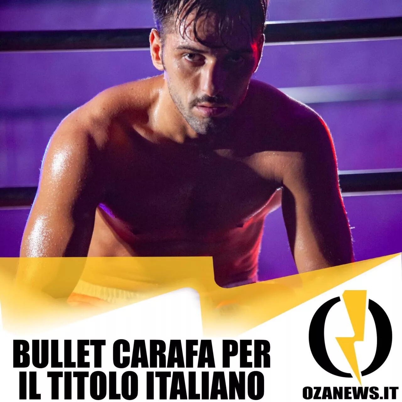 Giuseppe Carafa Bullet Per Il Titolo Italiano Di Boxe