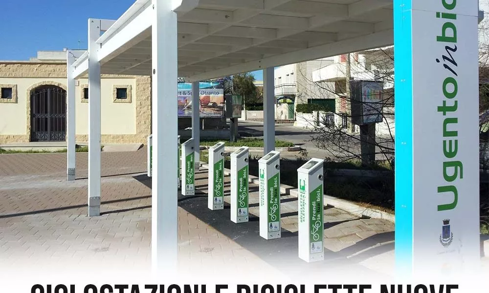 Ciclostazioni e biciclette nuove per Ugento. Ma le vecchie?