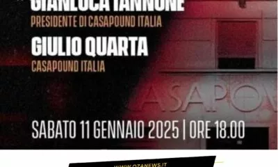 Emiliano E Matrangola Contro Levento Casapound A Nardo