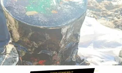 Porto Cesareo Barile Contro Gli Scogli