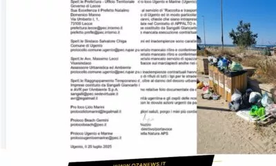 Associazioni Di Ugento Scrivono Al Prefetto Di Lecce. La Situazione E Esplosiva 