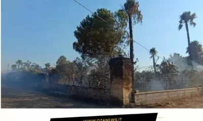 Paura Ad Ugento Fiamme Avvolgono Immobile