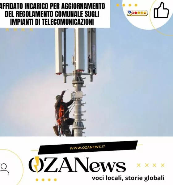 Affidato Incarico Per Aggiornamento Del Regolamento Comunale Sugli Impianti Di Telecomunicazioni