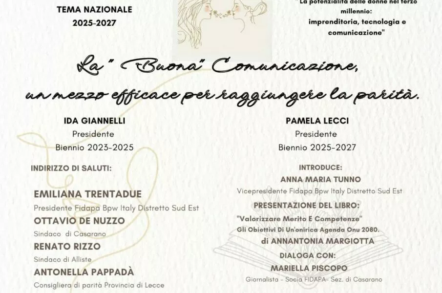 La “buona” buona comunicazione, un mezzo efficace per raggiungere la parità