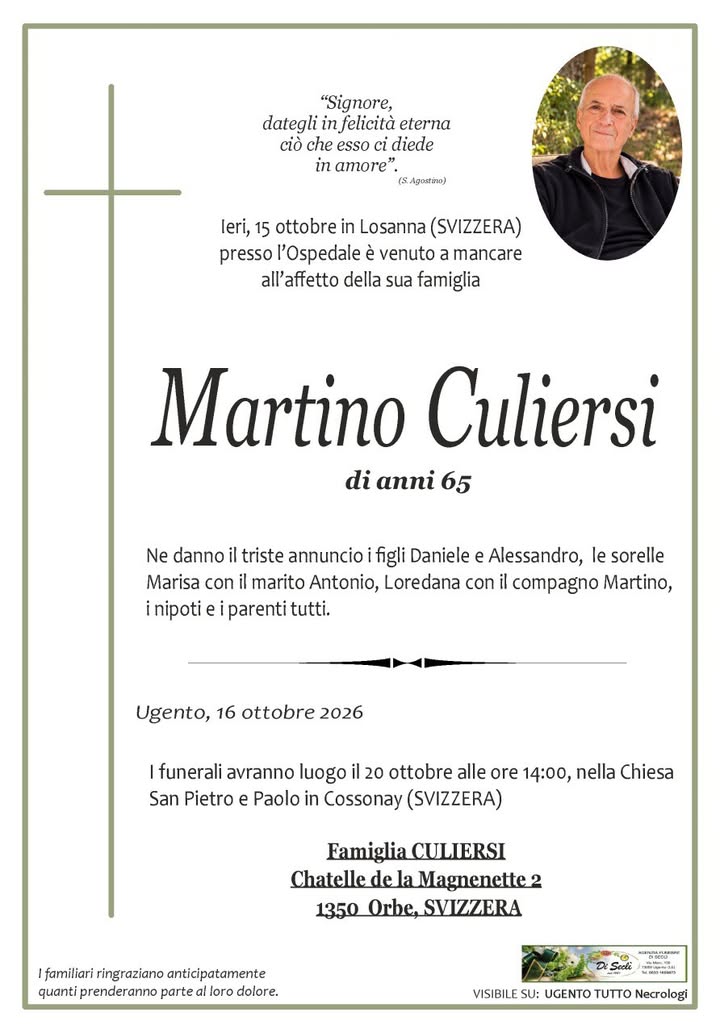 Manifesto Martino Culiersi